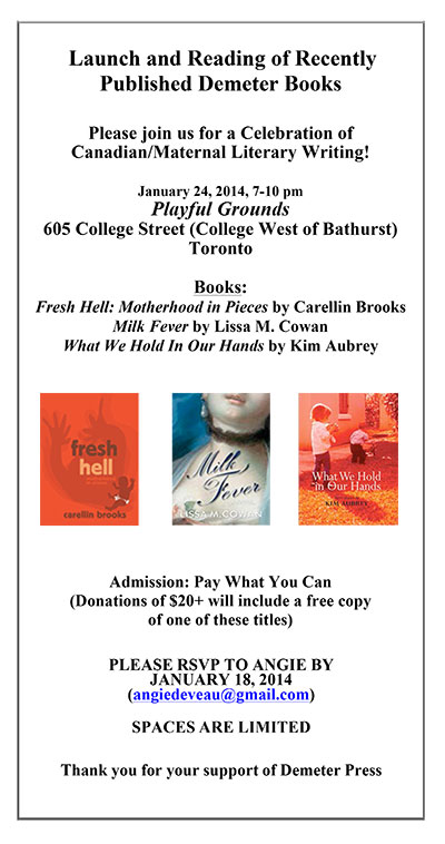 January Book Launch